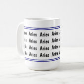 アリーズビベス コーヒーマグカップ (正面左)