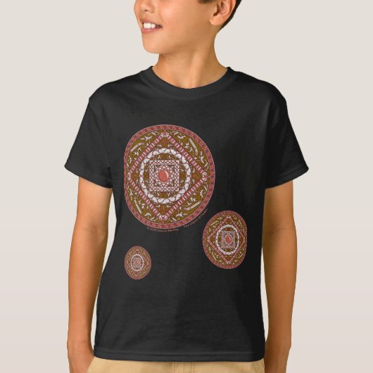 アリーズマンダラキッドとベビーダークシャツ Tシャツ (正面)