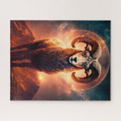 アリーズ〔占星術の〕十二宮図サインジグソーパズル ジグソーパズル (横)