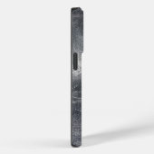 アリーズ〔占星術の〕十二宮図シンボルのシルバー動揺してスタイル Case-Mate iPhoneケース (裏面 / 右)