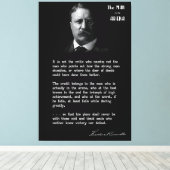 アリーナでのルーズベルトの男スピーチ2 キャンバスプリント (インサイチュ (ウッドフロア))