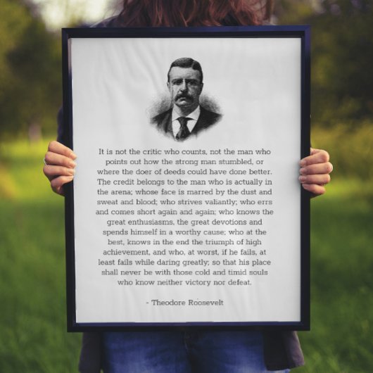 アリーナにいるルーズベルトの男 ポスター