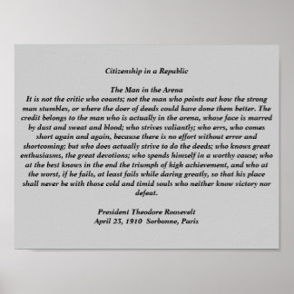 アリーナにいる男 ポスター