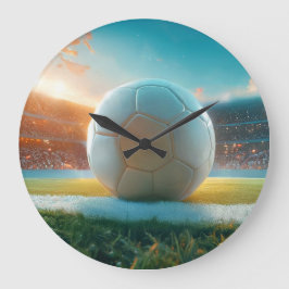 アリーナのサッカーフットボール ラージ壁時計