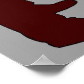 アリーナブルゴーニュの男とグレー20 X 28 ポスター (角)