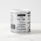 アリーナマグの男 ジャンボコーヒーマグカップ (正面)