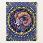 アリーパーソナライズされたスお洒落〔占星術の〕十二宮図ドットマンダラ プランナー手帳 (裏面)