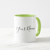 アリーパーソナライズされたス〔占星術の〕十二宮図の署名の名前と特徴 マグカップ (正面右)