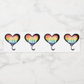 アリープライドレインボー ペットボトルラベル (シングルラベル)