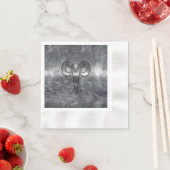 アリーモダンス〔占星術の〕十二宮図サイングランジスタイル 縁ありカクテルナプキン (インサイチュ)