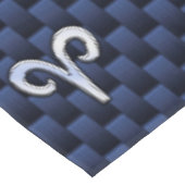 アリーモダンズ〔占星術の〕十二宮図サイン青炭素繊維デコール テーブルクロス (アングル)