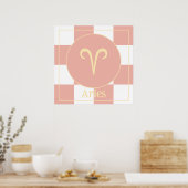 アリーモダンズ〔占星術の〕十二宮図 ポスター (キッチン)