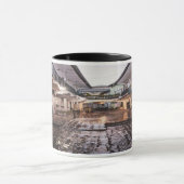 アリーヴィンテージ建物レイン通り マグカップ (中央)