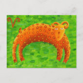 アリー占星術〔占星術の〕十二宮図スターサイン ポストカード (正面)