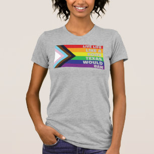 アリー誇りを持ったLGBTQゲイレズビアントランスライブライブライクライスブック Tシャツ