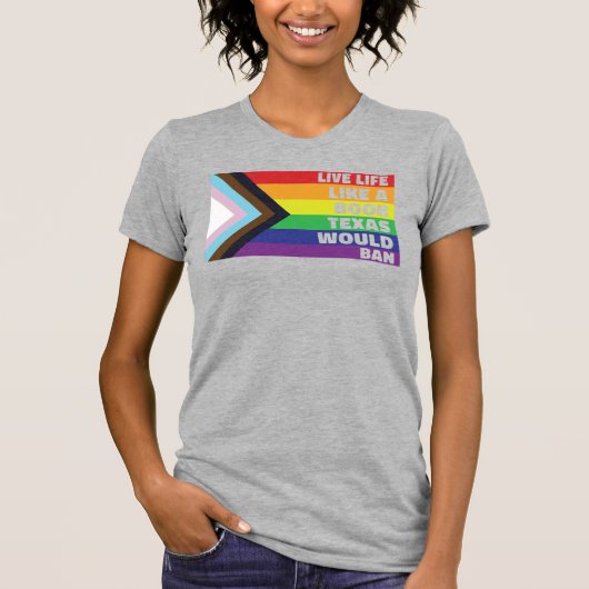 アリー誇りを持ったLGBTQゲイレズビアントランスライブライブライクライスブック Tシャツ (正面)