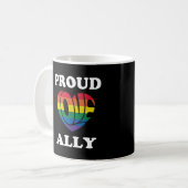 アリー誇りを持ったLGBTQプライド コーヒーマグカップ (正面左)