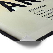 アリー鮮やかス〔占星術の〕十二宮図サインのポスター ポスター (角)