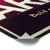 アリー鮮やかス〔占星術の〕十二宮図サインのポスター ポスター (角)