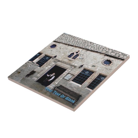 アリー・アシュケナジー・シュール - ツファット タイル (側面)