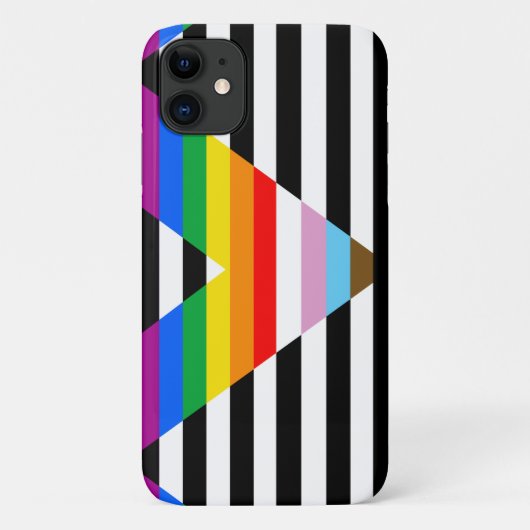アリー・プログレス・プライド・フラグ Case-Mate iPhoneケース (裏面)