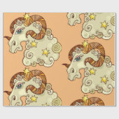 アリー〔占星術の〕十二宮図カラフルRAM 占星術の ラッピングペーパー (フラット)