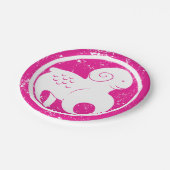 アリー〔占星術の〕十二宮図グランジシンボルピンクRAM星占い ペーパープレート (アングル)