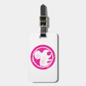 アリー〔占星術の〕十二宮図グランジシンボルピンクRAM星占い ラゲッジタグ (正面縦)
