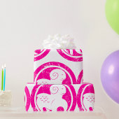 アリー〔占星術の〕十二宮図グランジシンボルピンクRAM星占い ラッピングペーパー