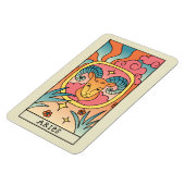 アリー〔占星術の〕十二宮図サイン抽象芸術アートヴィンテージ マグネット (左側)