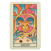 アリー〔占星術の〕十二宮図サイン抽象芸術アートヴィンテージ マグネット (縦)