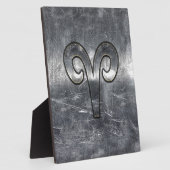 アリー〔占星術の〕十二宮図シンボル産業スタイル フォトプラーク (側面)