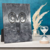 アリー〔占星術の〕十二宮図シンボル産業スタイル フォトプラーク (側面)