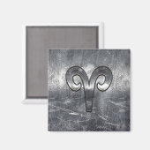 アリー〔占星術の〕十二宮図シンボル産業スタイル マグネット (正面/裏面)