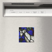 アリー〔占星術の〕十二宮図ステンドグラスノートルダムデパリSFM マグネット (インサイチュ (食洗機))