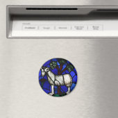 アリー〔占星術の〕十二宮図ステンドグラスNotre-Dame de Paris Mag マグネット (インサイチュ (食洗機))