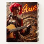 アリー〔占星術の〕十二宮図ミュージシャンギター ノートブック (裏面)