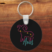 アリー〔占星術の〕十二宮図星印誕生日ギフト キーホルダー (正面)