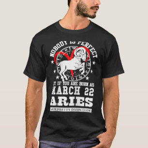 アリー〔占星術の〕十二宮図3月22日女性男誕生日パーティーCos Tシャツ