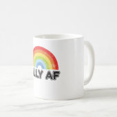 アリーAFゲイプライドLGBT国旗の贈り物 コーヒーマグカップ (正面右)