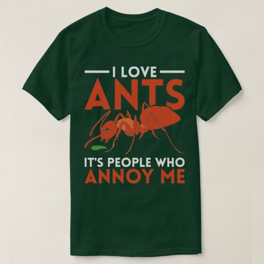 アリ保の昆虫アリアリ Tシャツ (デザイン正面)