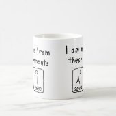 アリ定期テーブル名mug コーヒーマグカップ (中央)