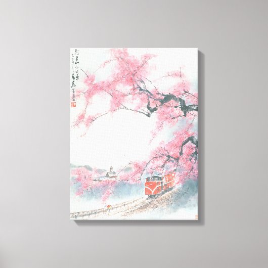 アリ山の狭軌鉄道 キャンバスプリント (正面)