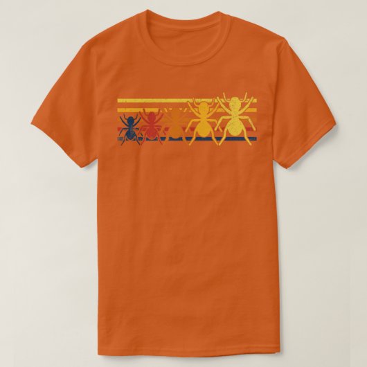 アリ昆虫防除アリ飼育員 Tシャツ (デザイン正面)