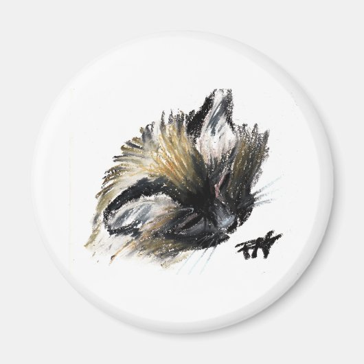 アリ猫1 マグネット (正面)