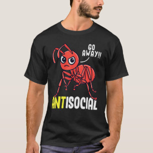 アリ笑わされるーキーパーアリ昆虫プリン移動ア遠くにンティス Tシャツ