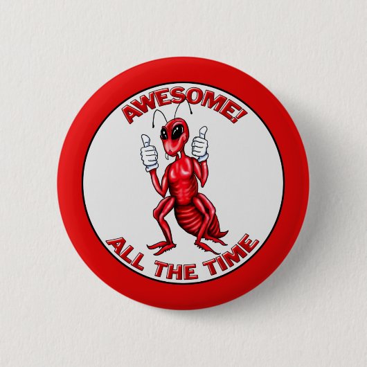 アリ素晴らしン 缶バッジ (正面)