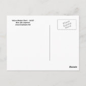 アリ葉書き付き黄色エビ工場 ポストカード (裏面)