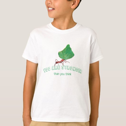 アリ運の葉が大きい Tシャツ (正面)