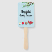 アリ運ズフードフ遠くにァミリ懇親会 ハンドファン (裏面)